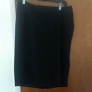 Black pencil skirt